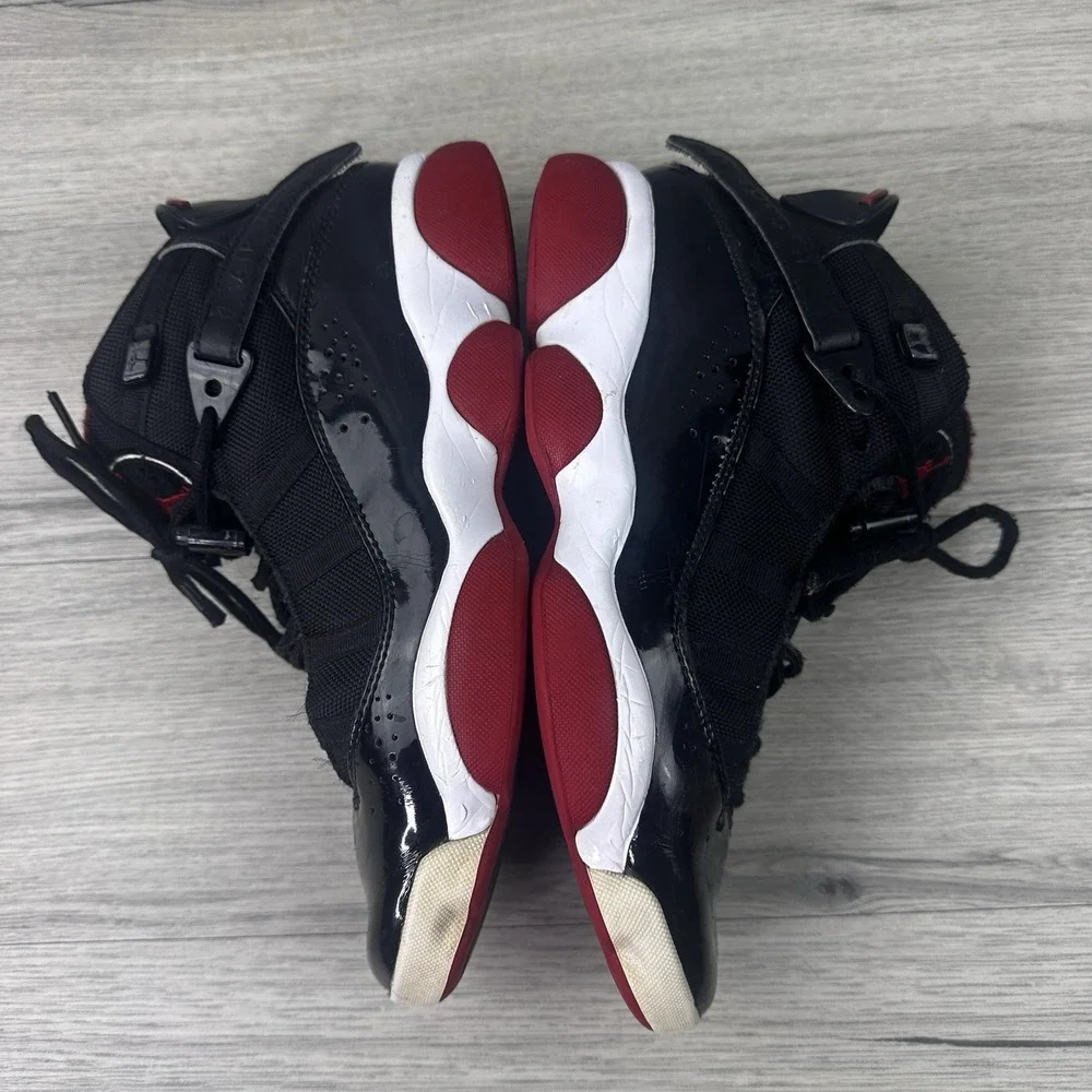 Size 9 - Nike Air Jordan 6 Rings‎ Bred Black Men's 322992-062
